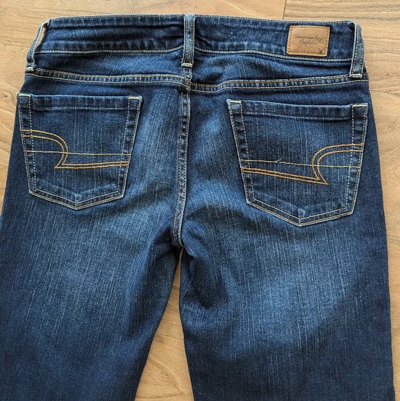 American Eagle Outfitters Dark Blue Boot Cut Jeans - Picture 6 of 11